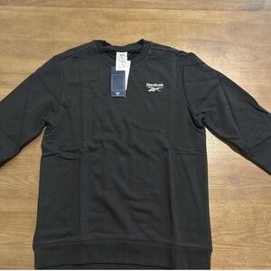 Black Reebok crewneck sweatshirt
